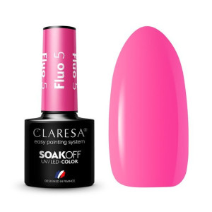 CLARESA Lakier hybrydowy Fluo 5 5g