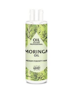 Ronney Professional Oil System Medium Porosity Hair Olej Do Włosów Średnioporowatych Moringa 150ml