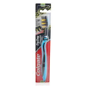 COLGATE ZIG ZAG CHARCOAL Szczoteczka do zębów - MEDIUM