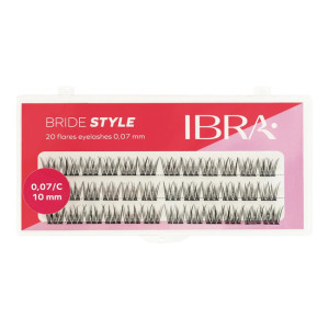 Ibra Bride Style Sztuczne rzęsy kępki C0.07 10mm