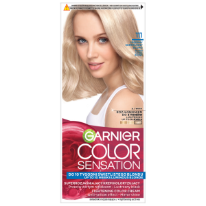 GARNIER Color Sensation Farba do włosów krem koloryzujący - 111 Srebrny superjasny blond 110ml