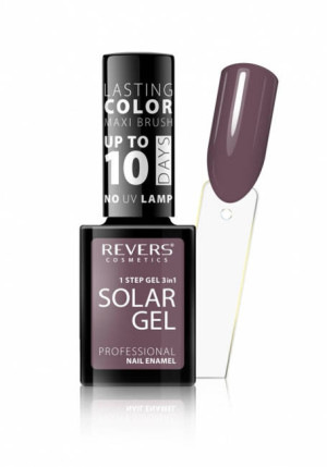 Revers Solar Gel Lakier do paznokci efekt lakieru hybrydowego - 35 Wet Marengo 10ml