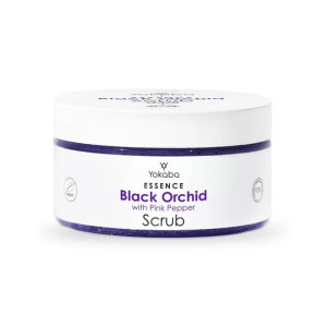 Yokaba Black Orchid & Pink Pepper Scrub Peeling rozświetlający do ciała z drobinkami 250g