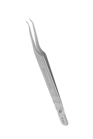 Staleks Pro Expert Lash Brow Pęseta do rzęs wygięta TE-41/8