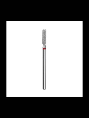 Staleks Pro Expert Frez diamentowy - zaokrąglony walec czerwony 2,5/10mm FA30R025/10