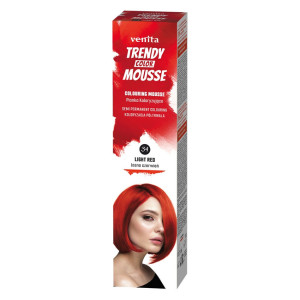 Venita Trendy Mousse Color Pianka koloryzująca 34 Jasna czerwień 75ml