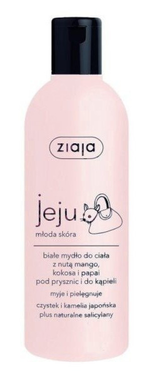 Ziaja Jeju Róż Białe mydło do ciała 300ml