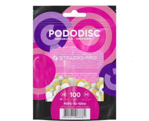 Staleks Pro Pododisc Zestaw nakładek wymiennych do pododysku XS/#100/10mm (50 sztuk) PDFS-10-100W