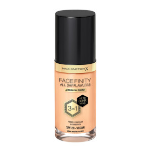 Max Factor Facefinity All Day Flawless 3w1 Fluid podkład do twarzy - W44 WARM IVORY 30ml