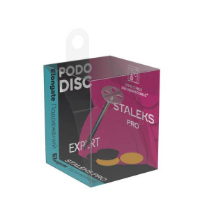 Staleks Pro Pododisc Expert Pododysk do pedicure + nakładki XS/180/10mm (5 sztuk) PDLset-10