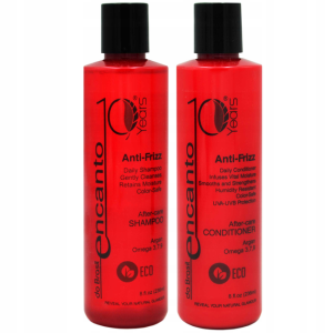 Encanto Anti-Frizz Zestaw do pielęgnacji włosów po keratynowym zabiegu prostowania - szampon + odżywka 2x236ml