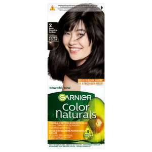 Garnier Color Naturals Creme Farba do włosów - 2 Bardzo ciemny brąz 112ml