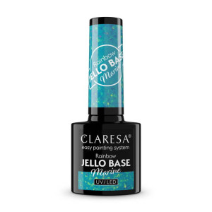 Claresa Rainbow Jello Base Baza hybrydowa - Marine 5g