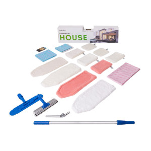 Raypath Home Cleaning Set Zestaw do sprzątania domu na mokro - podłogi, szafki, lustra, okna, piekarnik, ekspres