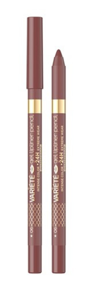 Eveline Variete Żelowa konturówka do ust wodoodporna - 06 Hazelnut 9ml