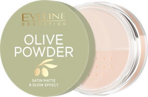 Eveline Olive Powder Puder sypki satynowo-matowy z ekstraktem z liści i nasion oliwki 8g