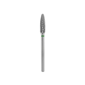 Staleks Pro Expert Frez z węglika spiekanego - stożek okrągły zielony 4/14mm FT90G040/14
