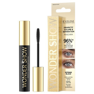 Eveline Wonder Show Dramatic Volume&Separation Tusz do rzęs pogrubiająco-rozdzielający 7ml