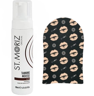 St.Moriz Instant Tanning Mousse Dark Samoopalacz w musie 200ml + rękawica do aplikacji MD22