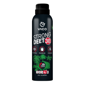 Vaco Strong Deet 30% Spray na kleszcze,komary,meszki 170ml