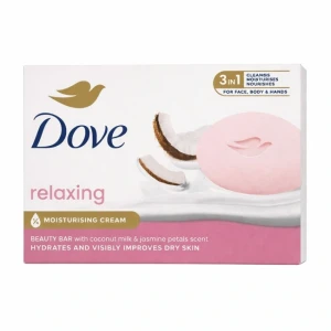 Dove Relaxing Coconut Milk Mydło w kostce - mleczko kokosowe z płatkami jaśminu 90g