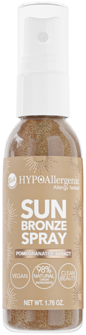 Bell Hypoallergenic Sun Bronze Spray Pomegranate Extract Hypoalergiczny spray brązująco-rozświetlający do ciała 50g