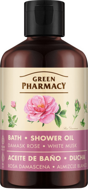 Green Pharmacy Olejek do kąpieli - Róża damasceńska i białe piżmo 250ml