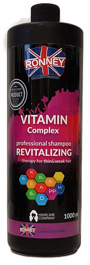 Ronney VITAMIN Complex Revitalizing Shampoo Szampon rewitalizujący do włosów cienkich i słabych 1000ml