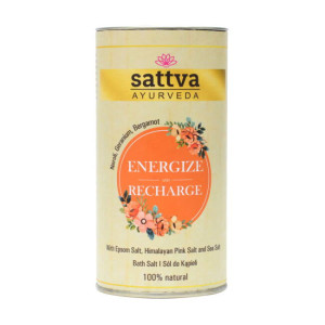 Sattva Energize & Recharge Sól do kąpieli o działaniu energetyzującym 300g