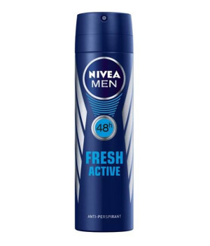 NIVEA MEN FRESH ACTIVE 48H Dezodorant spray 150ml