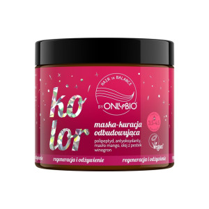 OnlyBio Hair In Balance Kolor Maska-kuracja odbudowująca chroniąca kolor 200ml