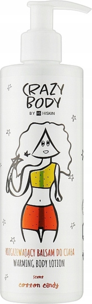 HiSkin Crazy Body Rozgrzewający balsam do ciała - Cotton Candy 300ml