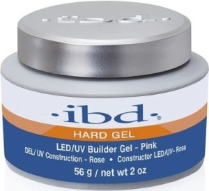 Ibd Hard Gel LED/UV Builder Gel - Żel budujący Pink 56g