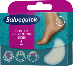 Salvequick Blister Prevention Heels Plastry na pęcherze - 6 sztuk