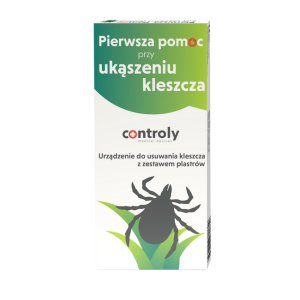 Domowe Laboratorium Controly Urządzenie do usuwania kleszcza z zestawem plastrów