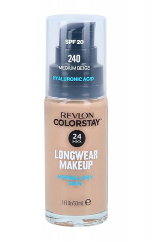Revlon Colorstay Podkład do cery suchej i normalnej - 240 MEDIUM BEIGE (kwas hialuronowy) 30ml