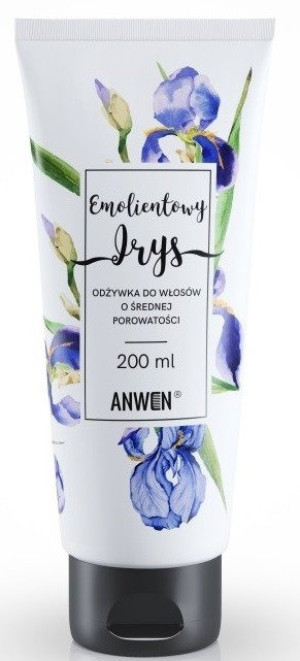 Anwen Odżywka do włosów o średniej porowatości Emolientowy Irys 200ml