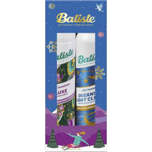 Batiste Zestaw suchych szamponów do włosów na dzień i noc - Overnight Light Cleanse 200ml + Luxe 200ml