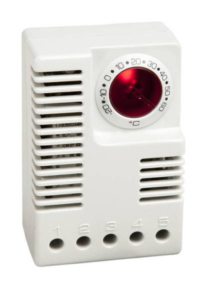 Elektroniczny termostat do ogrzewania i chłodzenia typ ETR 011, -20 do +60°C, 1NC/NO, AC 230V ; IP20 ; deklaracje CE,UL,VDE,EAC