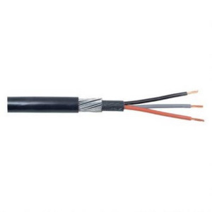 6943X 2.5mm2 Black 3 Core SWA Armoured Cable, 31 Amps, 50m