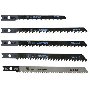 DEKTON DT80915 Jigsaw Blade B & D Style Set 5pc