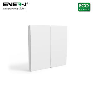 ENER-J WS1051 Wireless Kinetic Switch Eco Range 2 Gang
