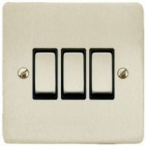 3G 2W Rocker Snbk Satin Nickel T05.820.SNBK