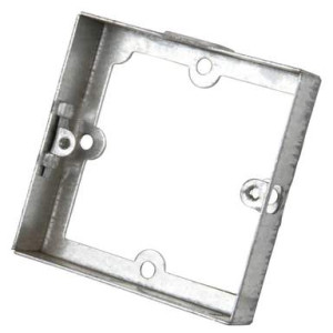 APPLEBY SB677 1 Gang 16mm Deep Flush Steel Extension Back Box