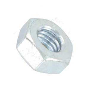 DELIGO ISN6 M6 BZP Steel Full Hexagon Nuts High Tensile Bright Zinc Plated