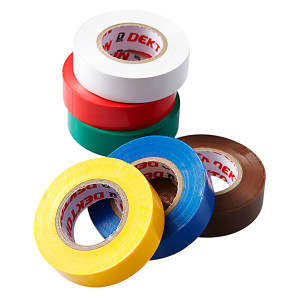 DEKTON 60PC PVC NSULATION TAPE - MULTICOLOR