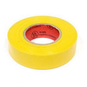 Yellow Pvc Insulating Tape 19mm X 20mm