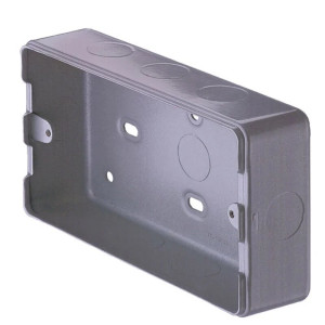 MK MKK8892ALM Flush Mounting Grid Box Surface Metal 3-4 Gang