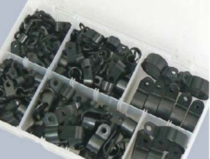 TERMINATION TECHNOLOGY PCLIP-KIT Nylon P-Clips Selection Kit 4.8 To 27.9mm