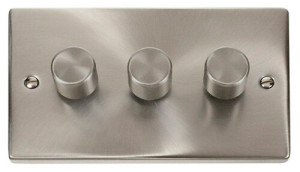 3G 2W Dimmer 400W Satin Chrome Y33.280.400